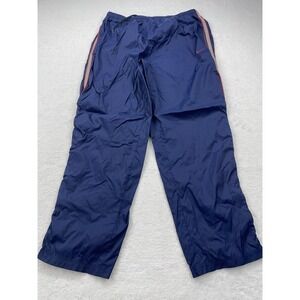 Nike‎ Track Pants Windbreaker Y2K Blue Red Striped Ankle Zip Logo 2XL XXL Mens